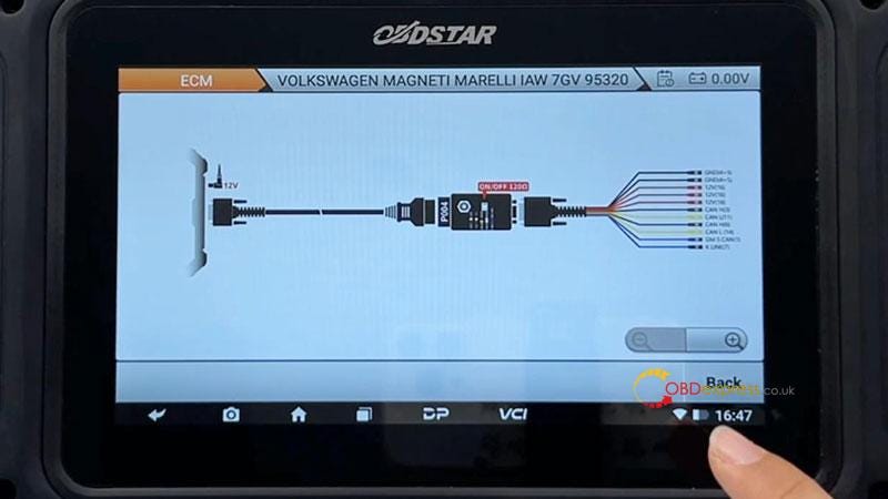 OBDSTAR DC706 ECM IMMO Off VW 7GV by Bench