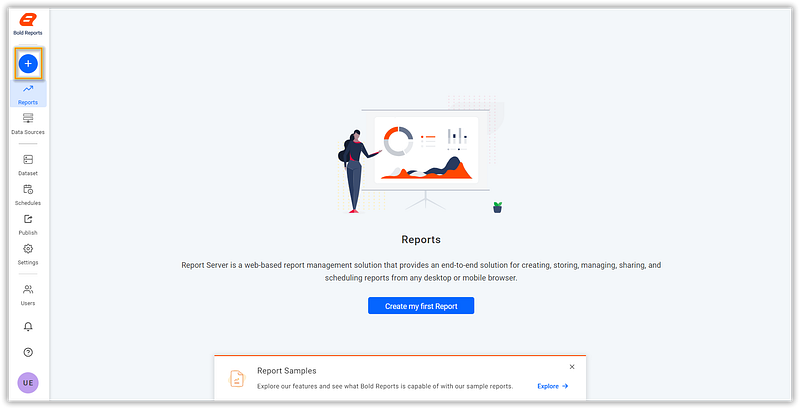 Create reports from scratch