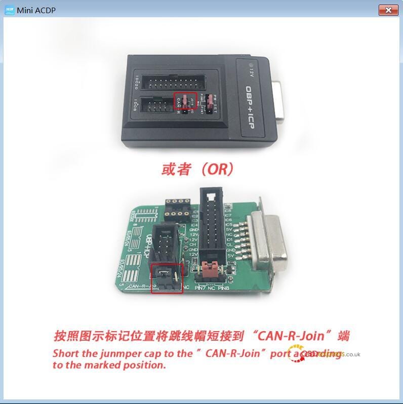 Yanhua ACDP Mini Read Write MSD80 / MSD802 DME ISN