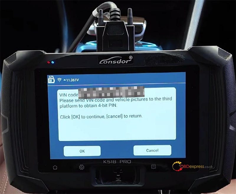 Lonsdor K518 Pro 2018年式 Buick GL6 にスマートキーを追加
