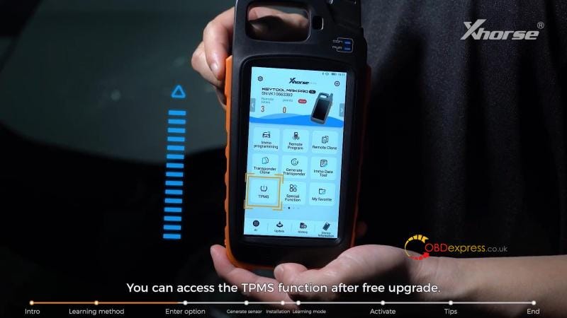 How to Program Xhorse XTPMS Sensors_TPMS Learning Method