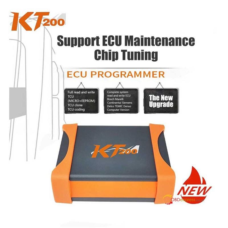 KT200 and KTM200 ECU read test