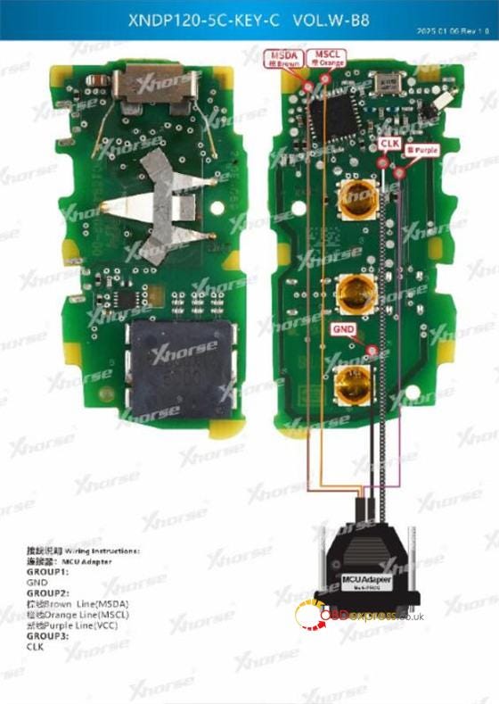 How to Read VAG MQB49 5C/5D Keys with Xhorse Multi Prog