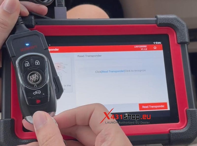 How to connect LAUNCH CRP919EBT and X431 Key Programmer