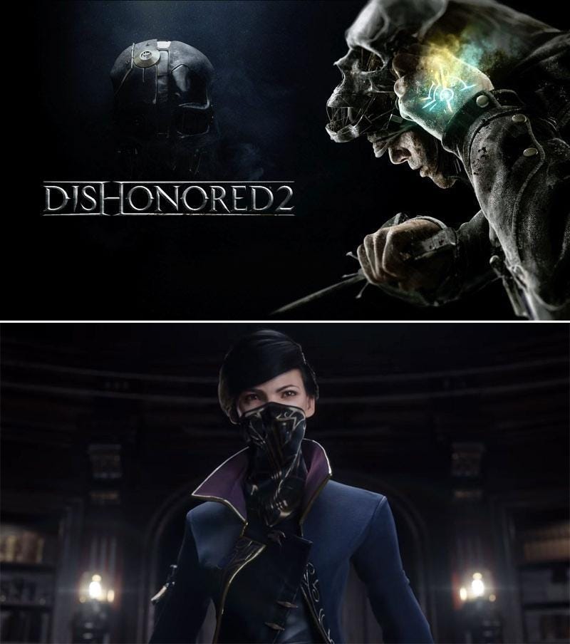 dishonored 2 pc game seller