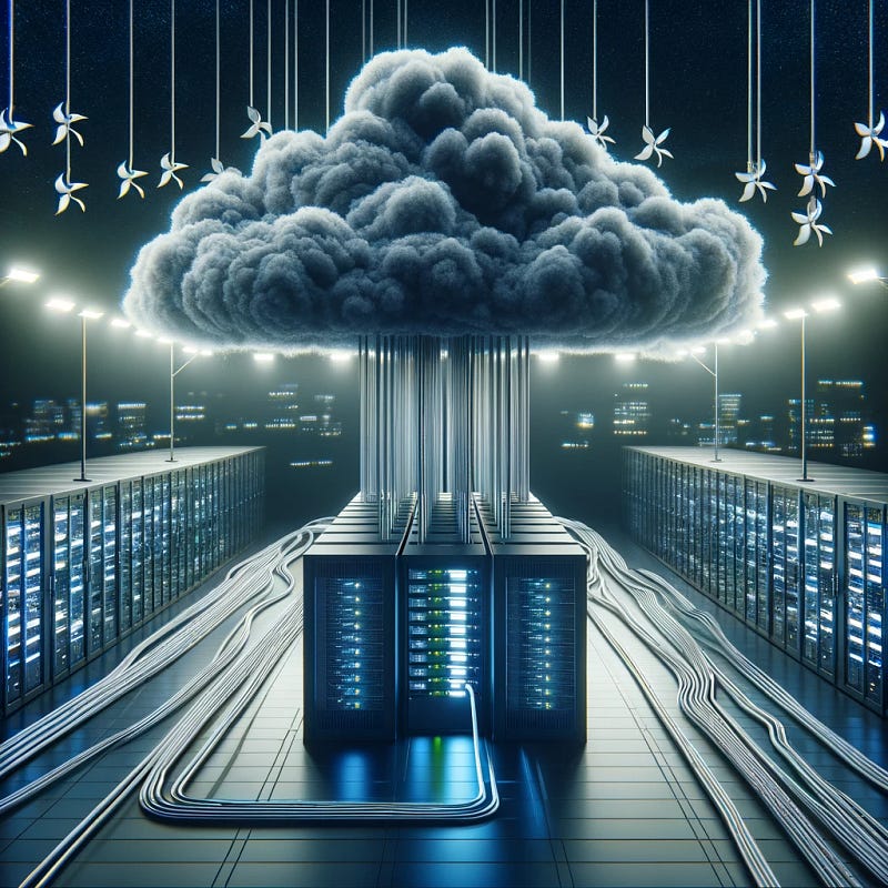 CO2 emission from data centers