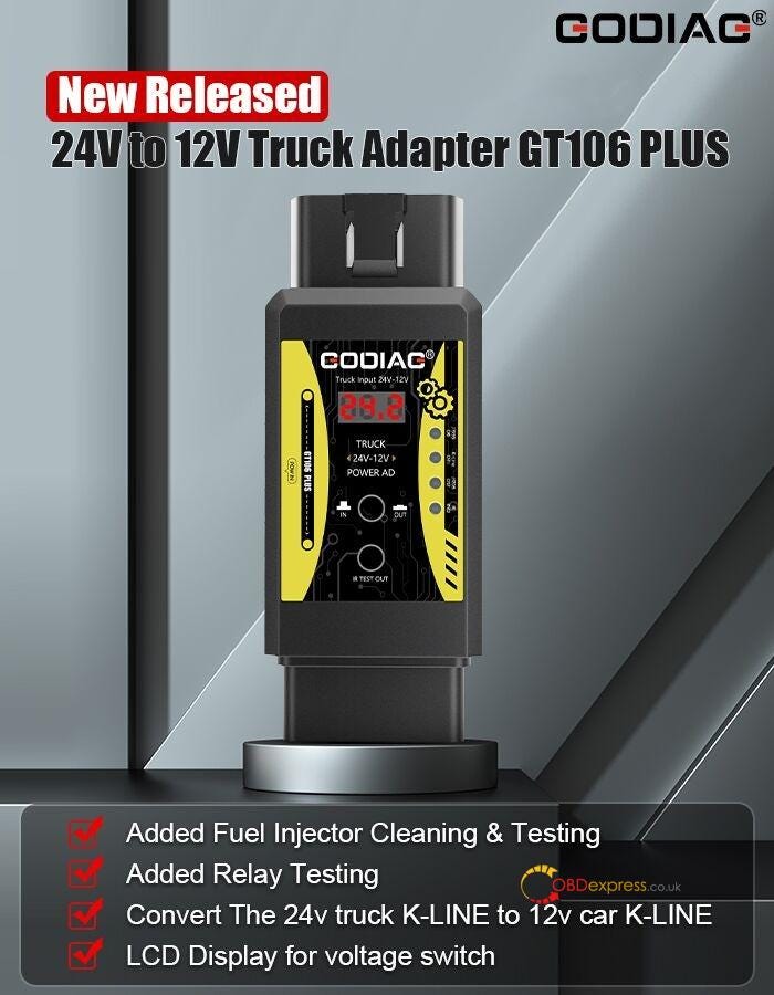 GODIAG GT106 Plus Adapter User Guide