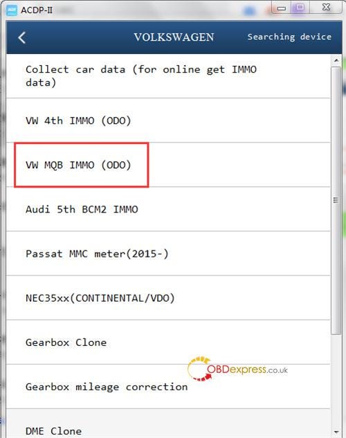 Which Tool Can Correct Mileage for VW MQB R7F7014xx 5D Cluster