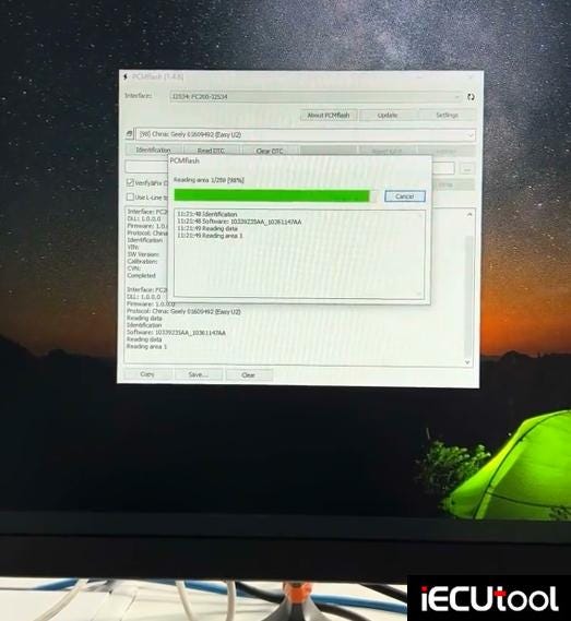 How to Read Geely Easy U2 ECU with FC200 J2534 and PCMFlash