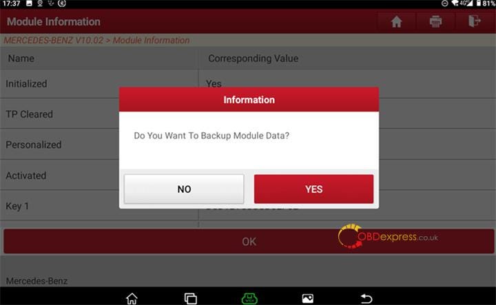 How to Erase Renew Benz VGS3 NAG2 TCU by LAUNCH X431 PRO5