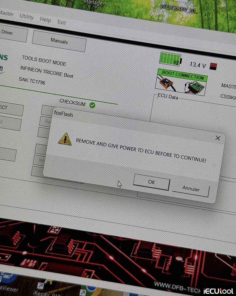 Foxflash PCR2.1 Lost Connection Cannot Recover in Boot Solution
