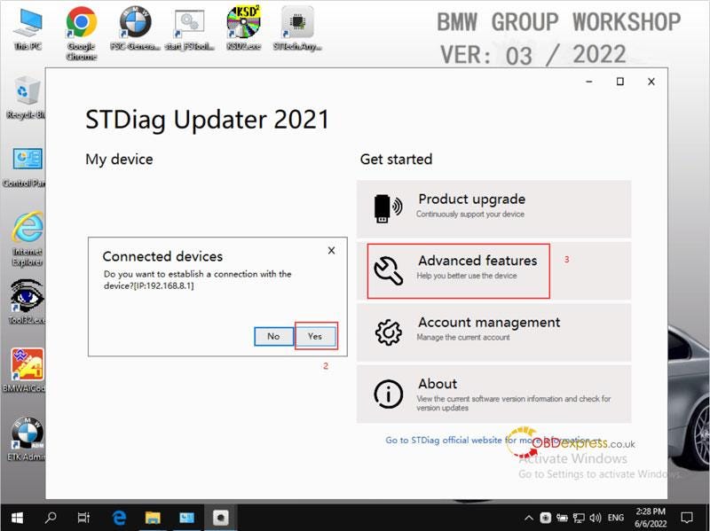 GODIAG V600-BM BMW ISTA+ 4.35.20 Firmware Update Issue