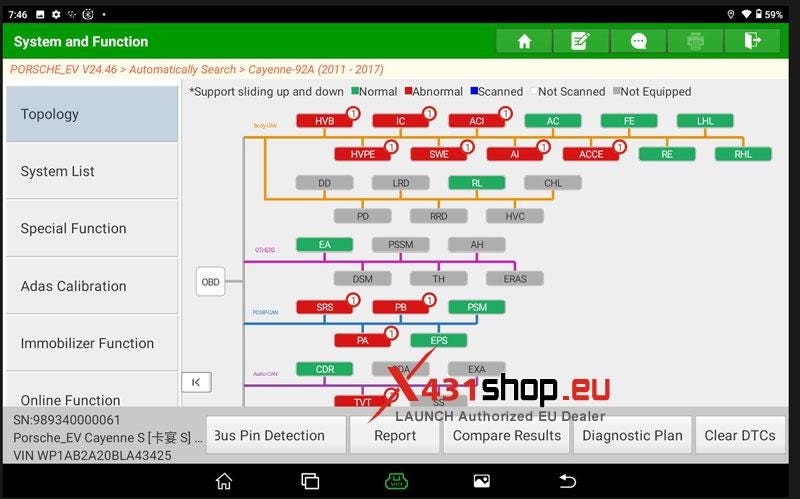 LAUNCH X431 PRO3S+ EV_Advanced Battery EV Tool