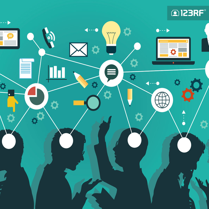 Vector - Mind Map Team - Illustration