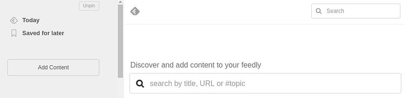 Feedly Add Content