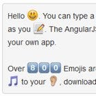 AngularJS Emoji Filter
#AngularJS #JavaScript