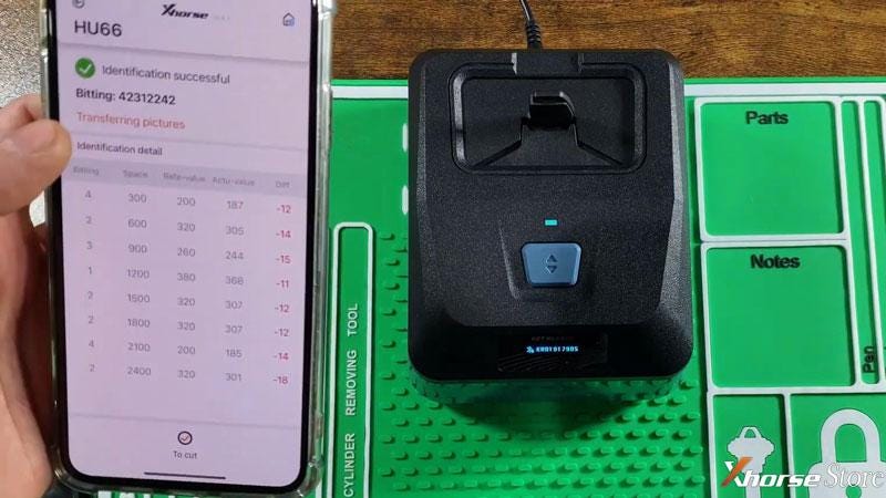 Xhorse Key Reader identify keys test