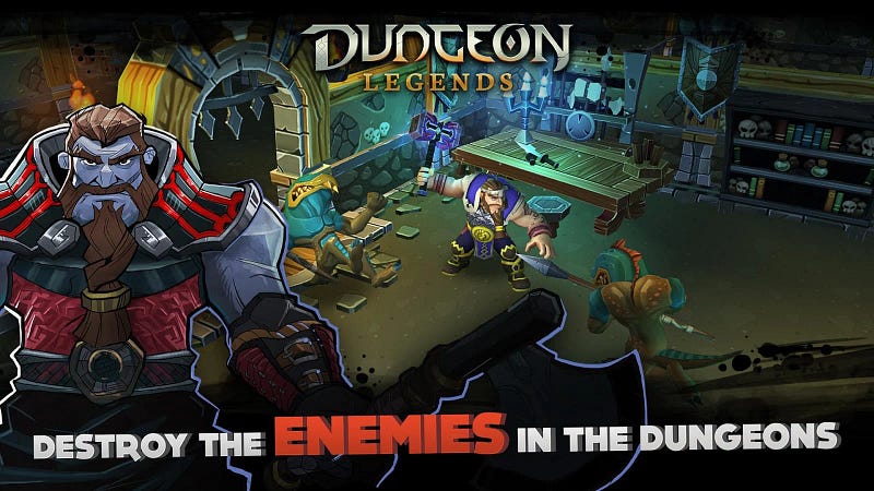 Dungeon Legends Android Hileli MOD APK - androidliyim