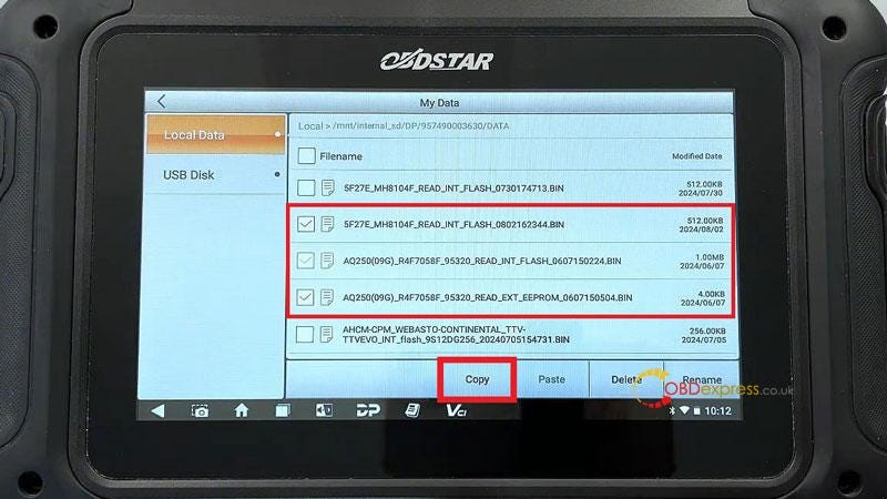 3 Methods to Export OBDSTAR DC706 Data File