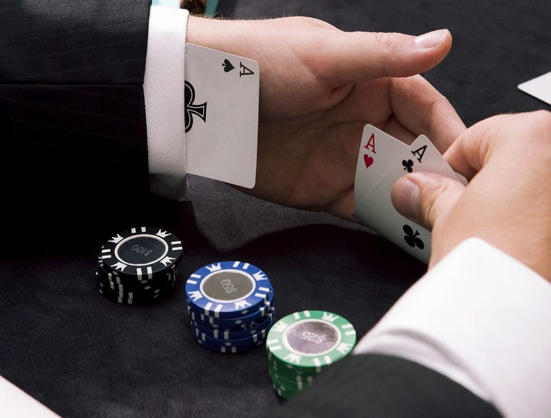 playing poker