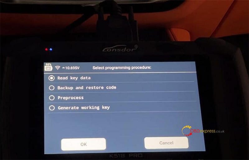 Lonsdor K518 Pro with LSD-BDC2 Adapter Add 2019 BMW Smart Key
