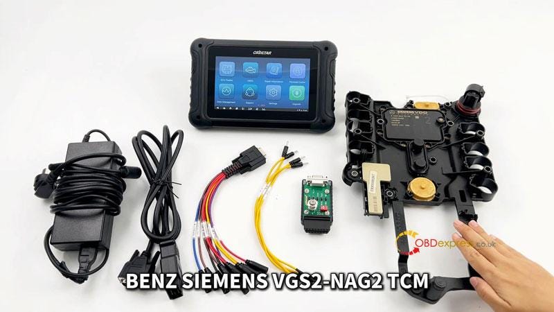 OBDSTAR DC706 Erase Benz SIEMENS VGS2-NAG2 TCM Data