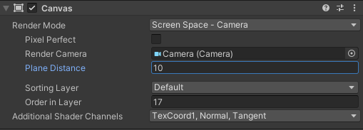 Diagram illustrating how Canvas sorting order determines which UI elements are drawn on top