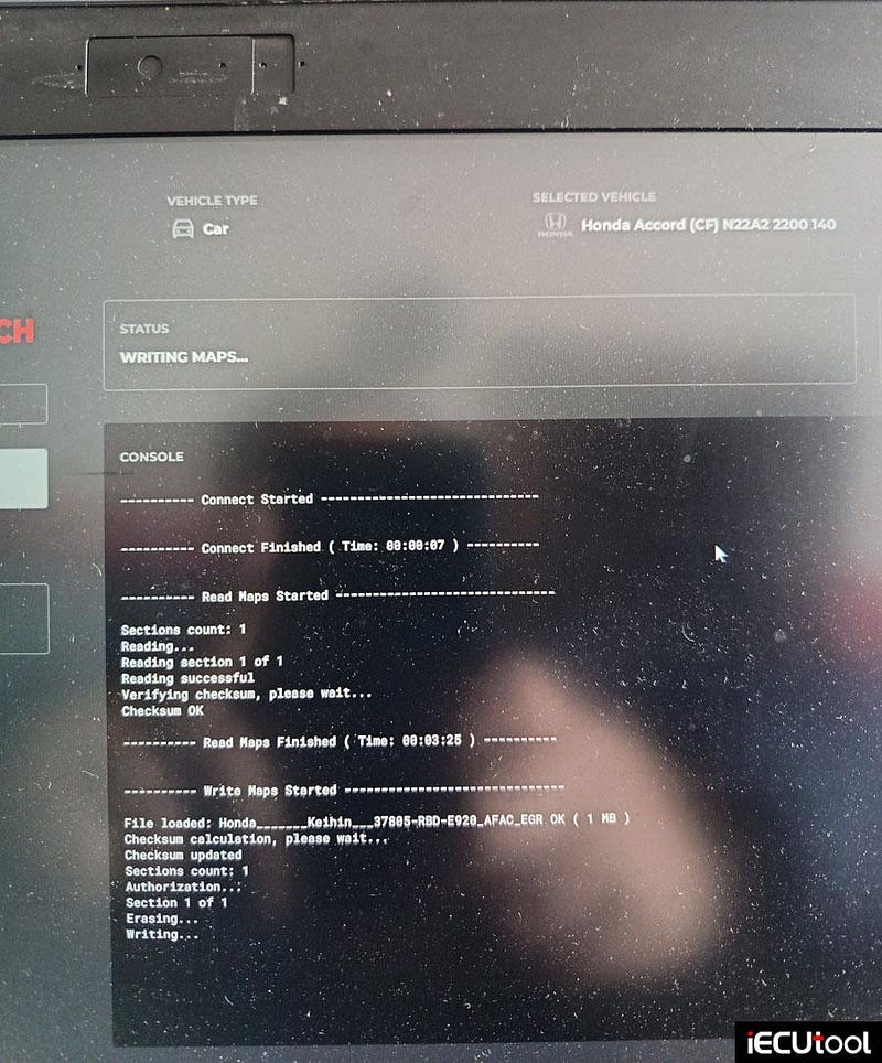 Flex Read and Write Honda Accord EDC16C7 ECU Success