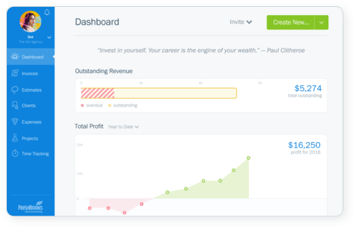 FreshBooks — Budget Accounting Software for Trucking Companies
