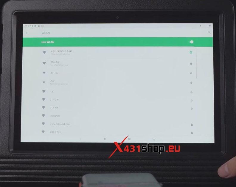 LAUNCH-X431 WiFi Printer Connect to the X431 diagnostic tool