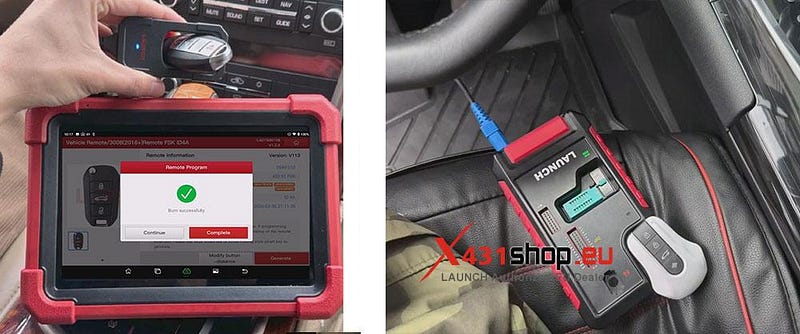 LAUNCH X431 IMMO PLUS_プジョー3008用キーマッチング