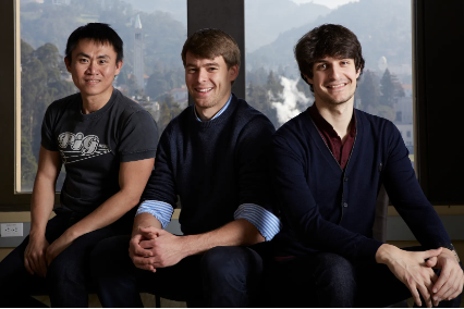 Image Description: Co-founders Skinner Cheng,  CTO (pictured left), Pieter Doevendans (center), COO & Thibault Duchemin, CEO (right).