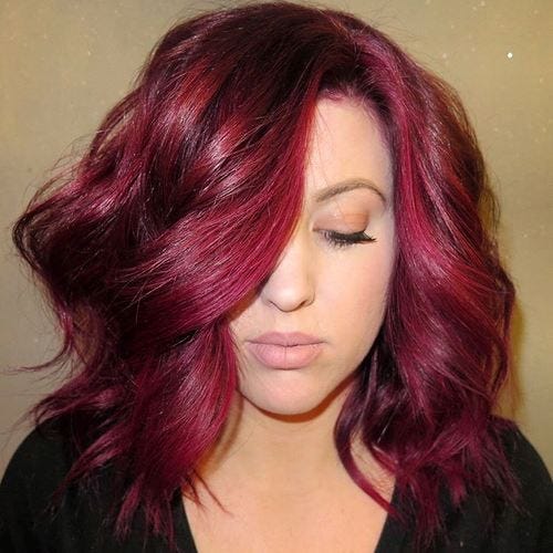 Ruby Curls for Long Faces
