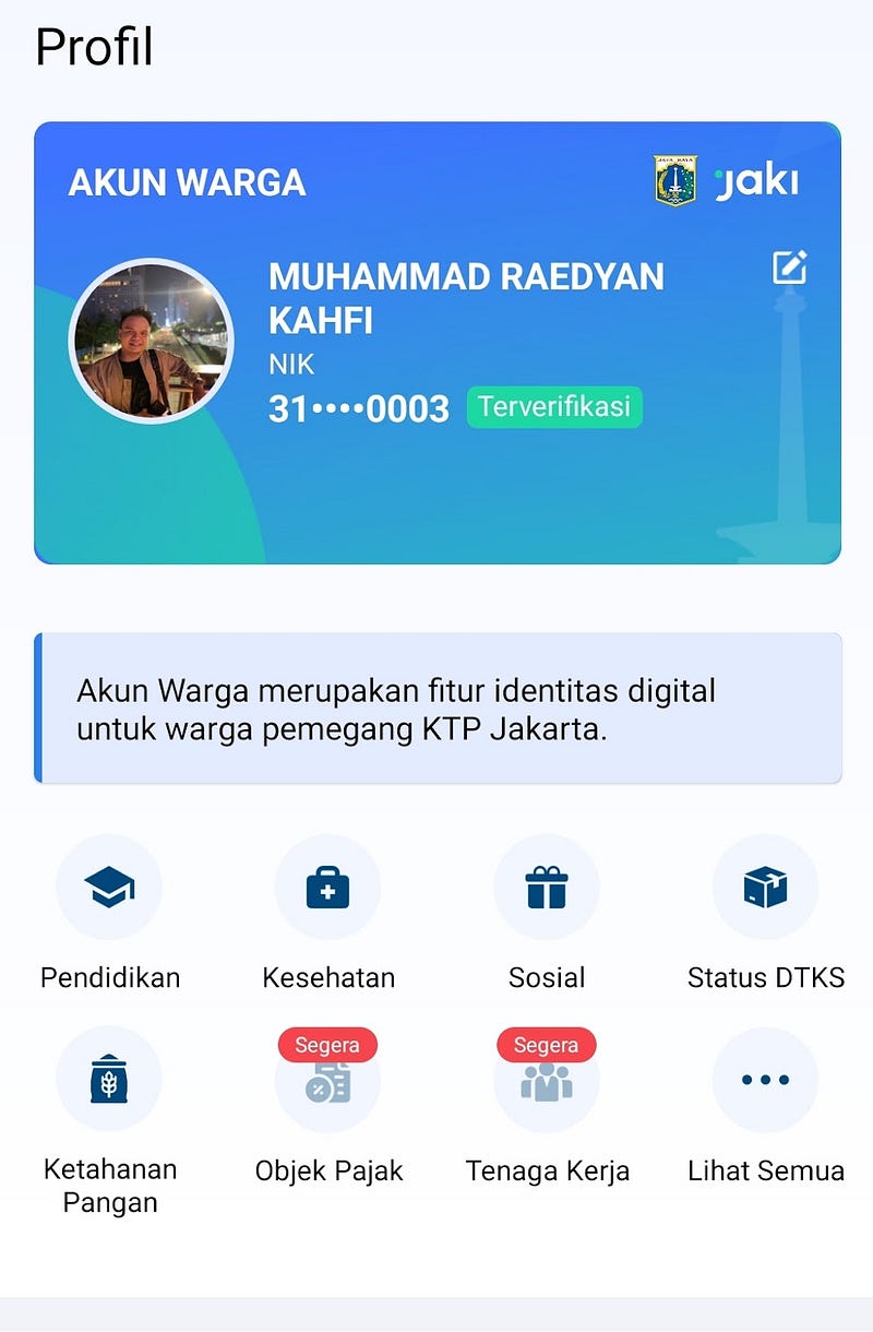 Akun Warga JAKI