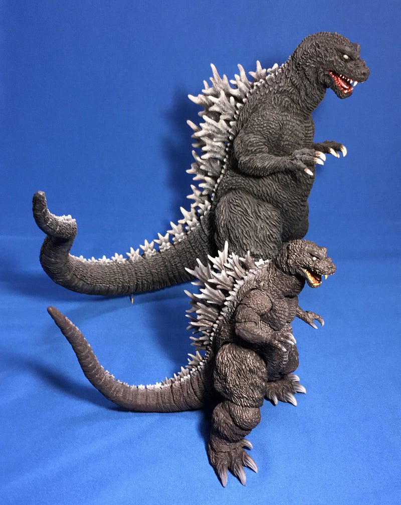 30cmサイズのガレージキットと並べて撮影