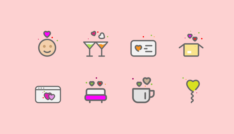 Valentine Icon Pack by Brian Ondari