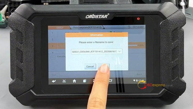   OBDSTAR ODO Master  GEELY R7F701412
