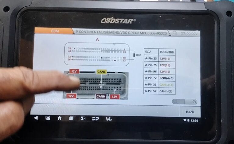 OBDSTAR DC706 Clone Jeep GPEC2 ECM in Boot Mode