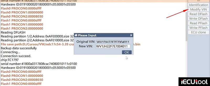 How to Read VW EDC17C54 ECU CS and PIN with CG FC200