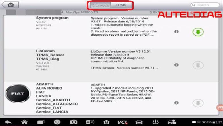 حل کرد!  راه حل تنظیم مجدد کارخانه Autel MaxiSys Tablet سری "کارت SD کامل"