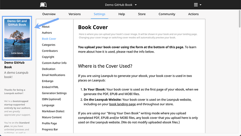 Walkthrough for Self-Published Authors: How To Write and Publish A Book Using Leanpub’s Git and…