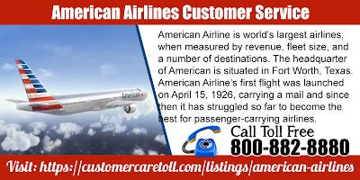 american airlines customer service phone number usa