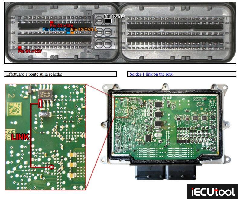 Foxflash Failed to Read Alfa M10JA ECU via OBD