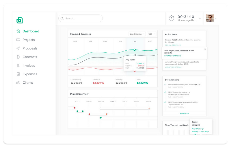 Bonsai — For Freelancers and Independent Contractors