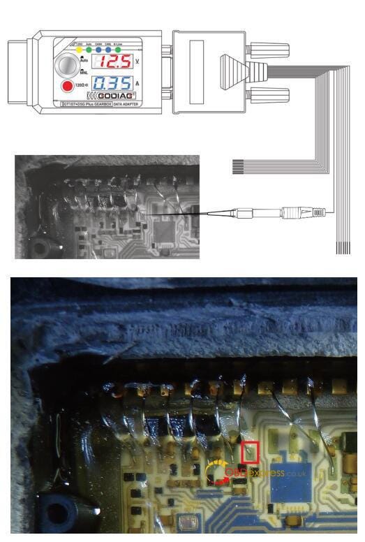 GODIAG GT107+ DSG Plus Gearbox Adaptor User Manual