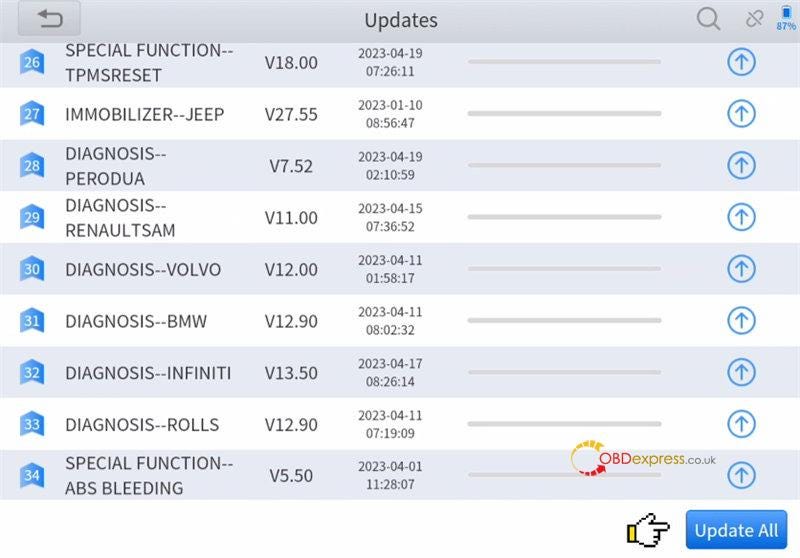 XTOOL D9 Pro User Registration upgrade and menu function introduction