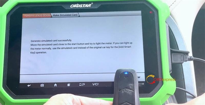 OBDSTAR X300 DP Plus Key Programming for 2018- Toyota Camry