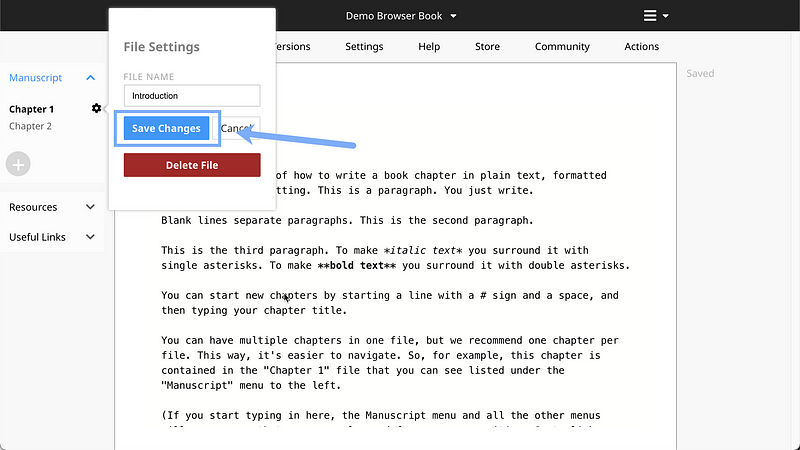 Walkthrough for Self-Published Authors: How To Write and Publish Your Book in Your Web Browser…