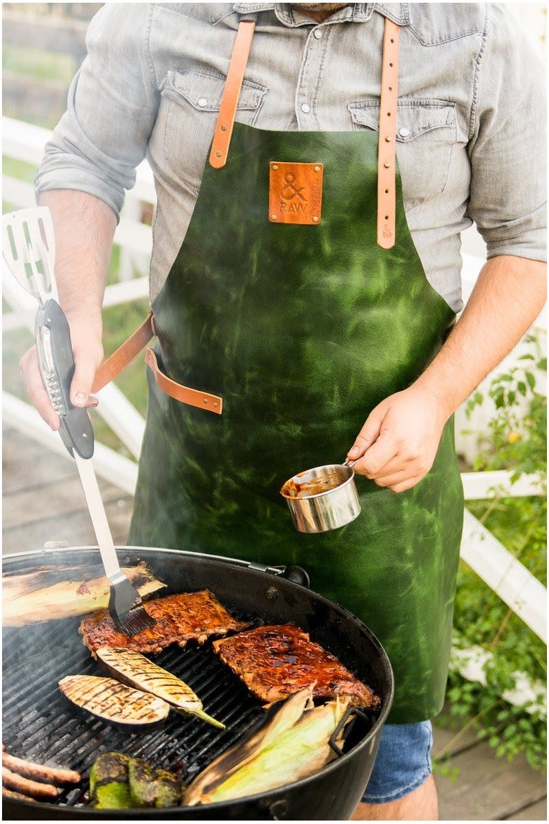 Leather BBQ Apron