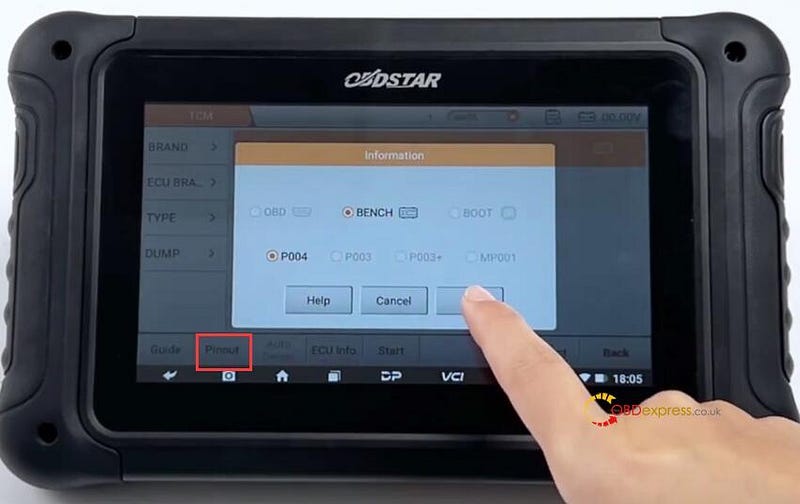 OBDSTAR DC706 で Volvo AISIN AW55 TCM をクローンする方法